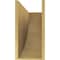 Ekena Millwork 10"W x 30"D x 20"H Classic Durham Rough Cedar Woodgrain TimberThane Corbel, Primed Tan CORUR10X30X20DURRCPR - alternate 4